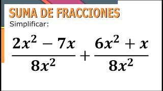 Addition and Subtraction of Fractions: Algebraic Expressions with the Same Denominator - Ex 01 - ...