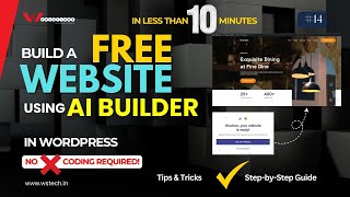 How to Build a FREE Website with AI 🚀 | No Coding Required! (Step-by-Step Guide)