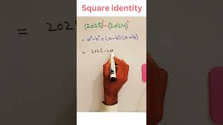 Easy Trick to Use Square Identity Formula | Math Shortcut for (a ± b)² #mathgcse #squareidentities