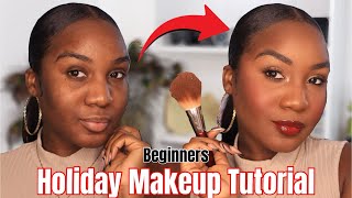 Detailed Holiday Makeup Tutorial For Beginners