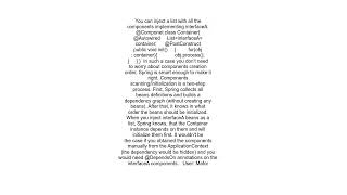 How to ensure a set of Spring boot beans implementing an interface being first initalized before the