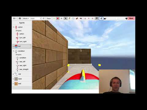 AgentCubes online: Virtual_Ozobot_Playgrounds