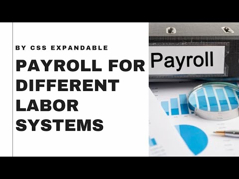 Payroll for different labor systems #css_accountancy