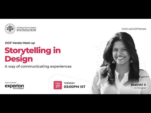 Storytelling in Design - IxDF Kerala