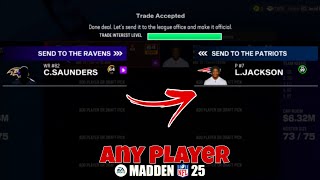 How to Trade for ANY Player in Madden 25 Franchise! (Force Trade)