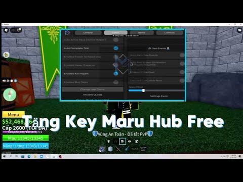 Cày Thuê Blox Fruit | Tặng Key Maru Hub Free✅