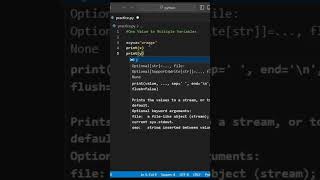 one value to multiple variable #python #pythonprogramming #coding #programming #code #pythoncoding