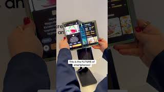 Samsung Display Tri-Foldable Phone Concept at CES 2025 #ces2025 #foldablephones