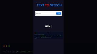 Text To Speech conversion  using JS CSS #css #codeinvent