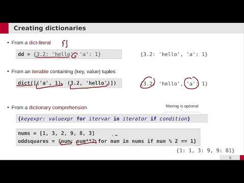 SciPro Python 2024: 06 - Sets and dictionaries