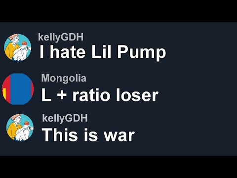 I started a war with Mongolia over Lil Pump
