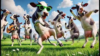 "100% Hilarious Guaranteed Laughter: The Most Hilarious Cow Dances! 🤣🐮"Funny Cow  Dance 2025 !
