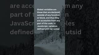 81. What are global variables?