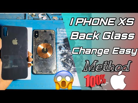 I phone xs back glass change || apple xs back glass change || easy method || 😱සිංහලෙන් @fix Master 👇