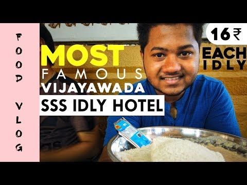 SSS Idly hotel Vijayawada | Best Food places in Vijayawada Andhra Pradesh | Mouli Telugu Food Vlogs