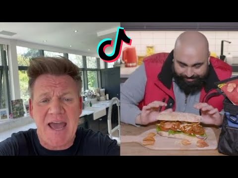 Gordon Ramsay reacts to hilarious cooking TikToks pt.1
