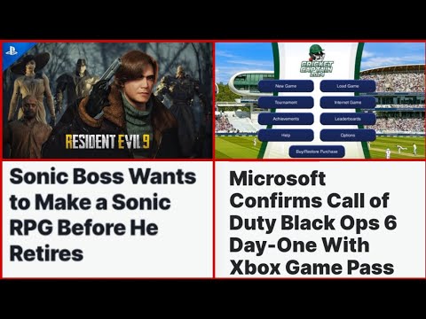 RE9 OFFICIAL CONFIRMED | MY CRICKET 24  SSKTJJ DELAYS  TMNTM UNLEASHED VIGILANCER 2099 GAMING NEWS#4