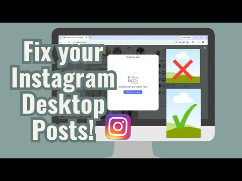 Change from SQUARE to PORTRAIT size (1080 x 1350 pixels) to fix this Instagram posting mistake! 🖥️
