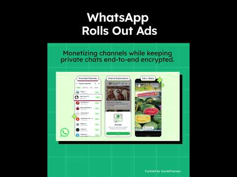 WhatsApp Enters Ad Space | SocialChamps Curation