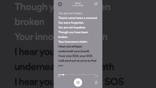 Rescue | Lauren Diagle #christianmusic #songofworship #jesus  #laurendaiglemusic #shorts #lyrical
