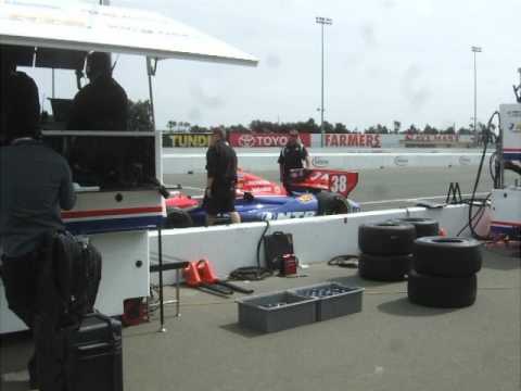 IndyCar Testing at Infineon, Graham Rahal Pits