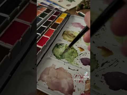 Malujemy chwasty #watercolor #watercolorpainting #akvarel #painting #aestheticart #art #watercolour