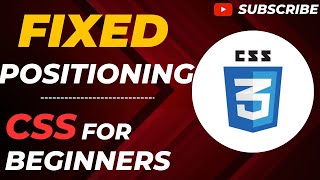 Watch How CSS Fixed Positioning Transforms Web Design: The Ultimate Visual Guide | CSS for Beginners