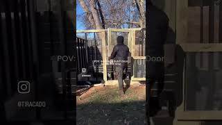 DIY Greenhouse Pt. 3: Building a Dutch Door #diygarden #diy #diygreenhouse #diyconstruction