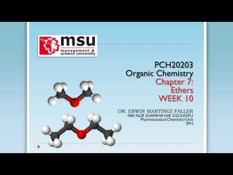 Podcast in Organic Chemistry Topic: Ether- Dr. Erwin Martinez Faller
