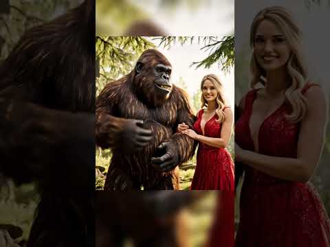 Bigfoot 's Girlfriend 🤩 #funny #bigfoot #viral #youtubeshorts #shorts