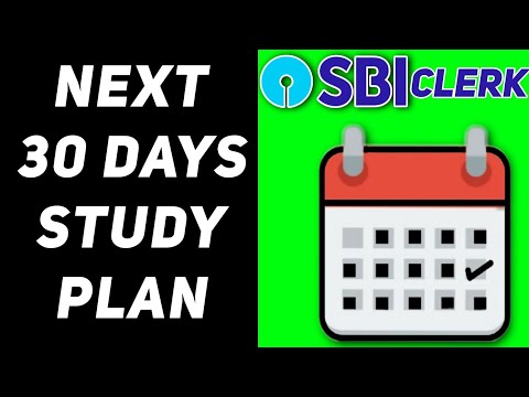 How to prepare for sbi clerk in next 30 days☺️ explained in telugu🤗 To do list ✅️#sbiclerkprelims