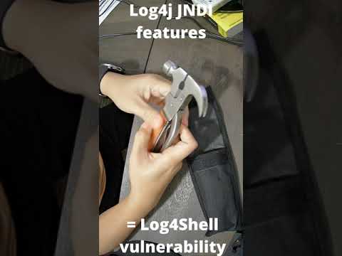 Log4J Vulnerability metaphor #Shorts