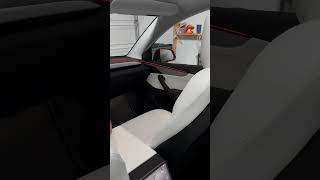 Tesla Model Y White Interior