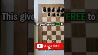 Win a World Chess Championship Set - International 10K Subscriber Giveaway! #shorts #giveaway
