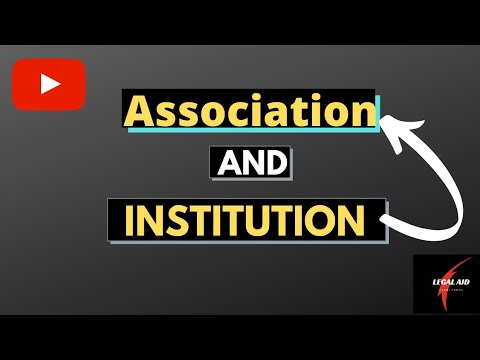 Difference between Association and Institutions. Sociology for Ugc Net, UPSC CSE, NTA.