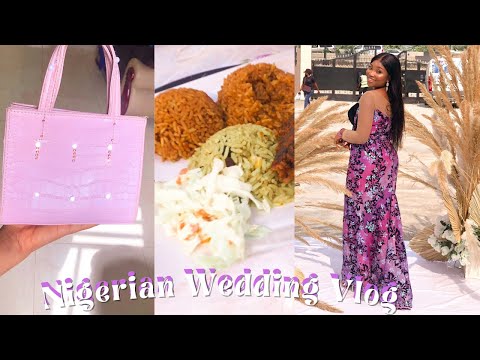 GRWM FOR A NIGERIAN WEDDING : DECORATING MY OLD BAG, FIXING MY NAILS, LIVE BAND VIBE