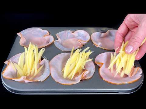 Breakfast in 5 minutes! Just make potatoes and eggs this way, very tasty!