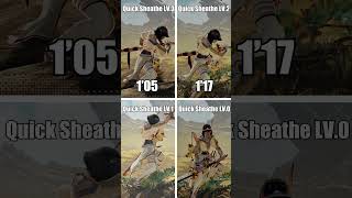 Comparison of Special Sheath by Level #MonsterHunterWilds #MHWilds