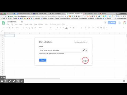 Google Sheets: Novice - How to Give and Revoke Sharing Rights