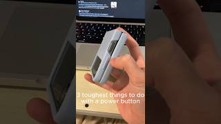 Toughest things to do with a power button #gadget #techtok #aesthetic   #tech #samsung #zflip4