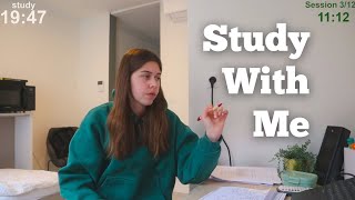 LIVE 3 HOURS Study With Me (50 min study + 10 break)