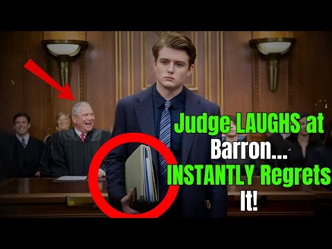 Judge Laughs at Barron Trump in Court – Instantly Regrets It After His Genius Move!