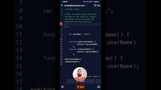Global Scope in JavaScript.  #shorts #globalscope