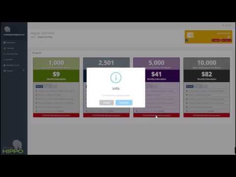 Purchasing a Subscription for Email Validation on emailhippo.com