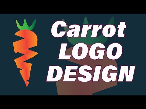 Carrot logo design | Adobe illustrator tutorial