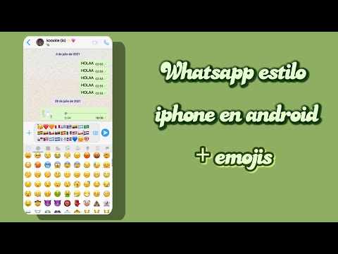 Whatsapp estilo iphone en android, temas white y oscuro!