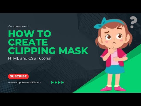 How to create clipping mask in html and css | HTML & CSS Tutorial #coding #trending #design