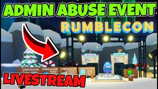 LARGEST ADMIN ABUSE EVENT LIVE - Bubble Gum Simulator INFINITY