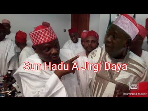 Haduwar Kwankwaso Da Ganduje A Filin Jirgin Saman Kano