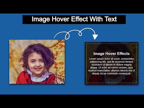 CSS Image Hover Effects | Image Hover Text Overlay Effect
